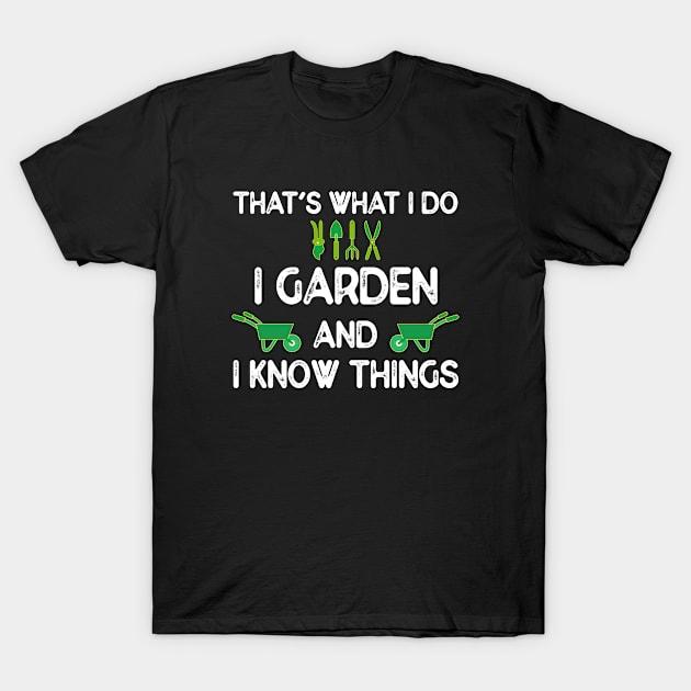 Gardener Funny Gift T-Shirt by PixelArt